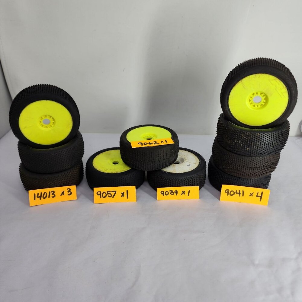 Proline Buggy Tires Lot of 10 Preowned14013 9057 9039 9062 9041 AS IS